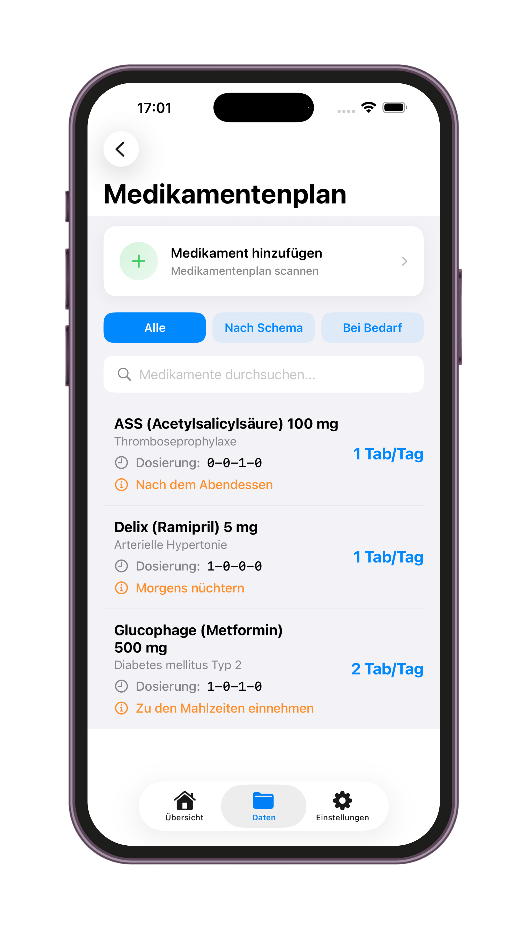 MedCompass Medikamentenplan